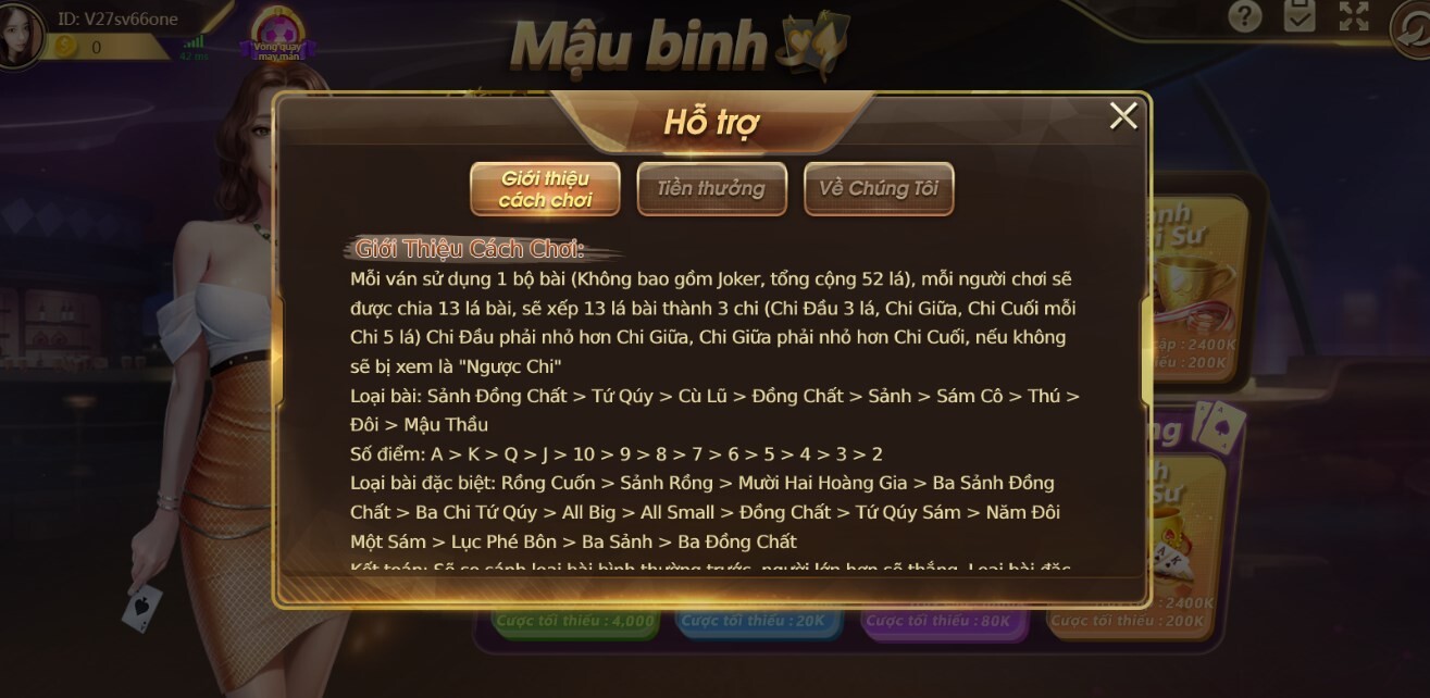Mậu binh SV66 có cách chơi rất dễ dàng 
