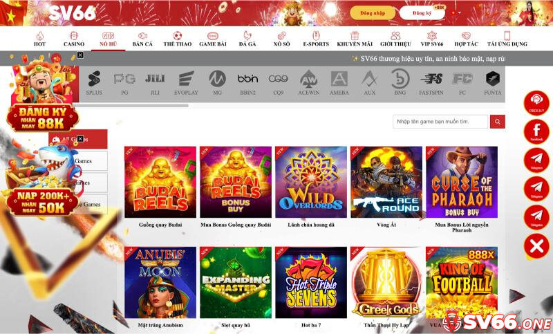 SV66 STORCK - Trang Chủ SV66.COM Không Chặn 2026 14 Nổ hũ ẩn chứa khoản jackpot giá trị lớn